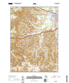 Tomah 2018 topographic map thumbnail