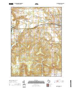 North Freedom 2018 topographic map thumbnail