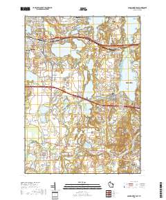 Oconomowoc East 2018 topographic map thumbnail