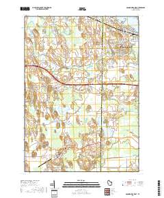 Oconomowoc West 2018 topographic map thumbnail