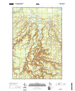 Odanah 2018 topographic map thumbnail