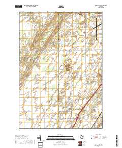 Oneida South 2018 topographic map thumbnail
