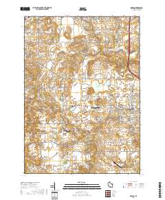 Oregon 2018 topographic map thumbnail