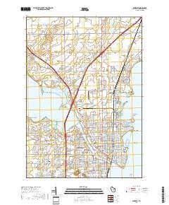 Oshkosh 2018 topographic map thumbnail
