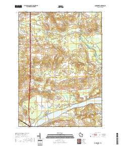Packwaukee 2018 topographic map thumbnail