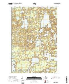 Papoose Lake 2018 topographic map thumbnail