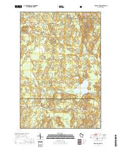 Totagatic Lake 2018 topographic map thumbnail