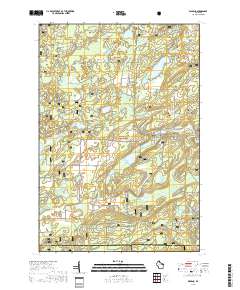 Wabeno 2018 topographic map thumbnail