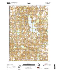 Wapogasset Lake 2018 topographic map thumbnail