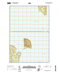 Washington Island NE 2018 topographic map thumbnail