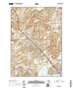 Waunakee 2018 topographic map thumbnail