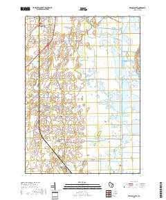 Waupun South 2018 topographic map thumbnail