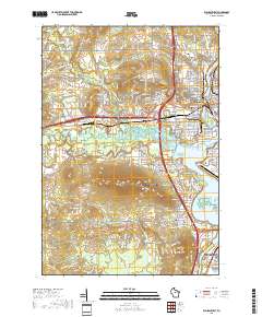 Wausau West 2018 topographic map thumbnail