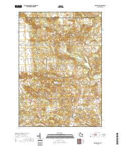 Wautoma NE 2018 topographic map thumbnail