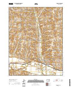 Strong City 2018 topographic map thumbnail