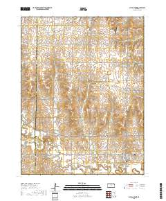 Sylvan Grove 2018 topographic map thumbnail