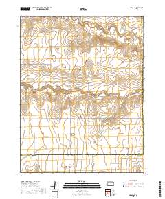 Modoc SW 2018 topographic map thumbnail