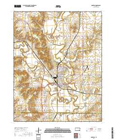 Neodesha 2018 topographic map thumbnail