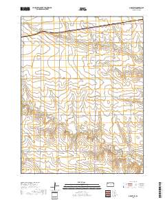 Oakley SW 2018 topographic map thumbnail