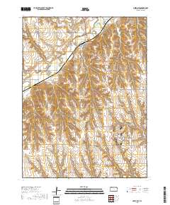 Oberlin NE 2018 topographic map thumbnail