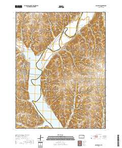 Olsburg NW 2018 topographic map thumbnail