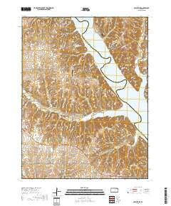 Olsburg SW 2018 topographic map thumbnail