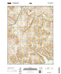Osage City SE 2018 topographic map thumbnail