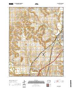 Paola West 2018 topographic map thumbnail
