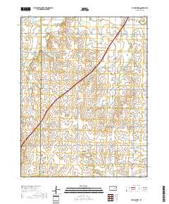 Phenis Creek 2018 topographic map thumbnail