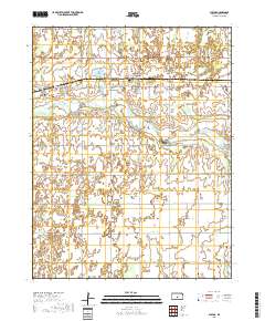 Plevna 2018 topographic map thumbnail