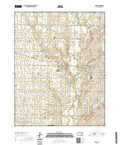 Potwin 2018 topographic map thumbnail