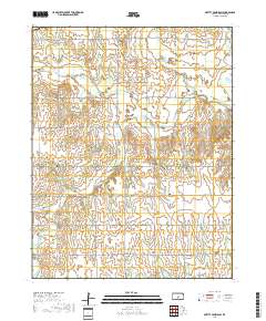 Pretty Prairie SW 2018 topographic map thumbnail