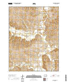 Saint Benedict 2018 topographic map thumbnail