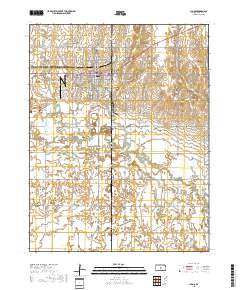 Lyons 2018 topographic map thumbnail