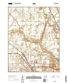 Maize 2018 topographic map thumbnail