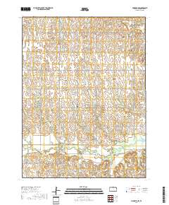 Mankato NW 2018 topographic map thumbnail