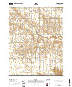 Mattox Draw SE 2018 topographic map thumbnail