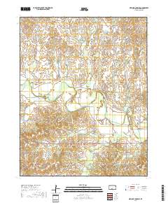 Medicine Lodge SW 2018 topographic map thumbnail