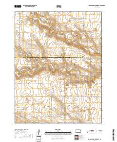 Middle Ladder Creek East 2018 topographic map thumbnail