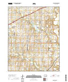 Santa Fe Lake 2018 topographic map thumbnail