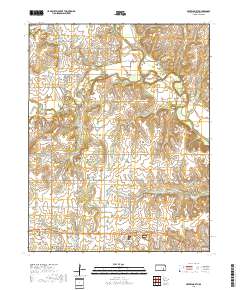 Severy North 2018 topographic map thumbnail