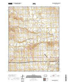 Sharon Springs West 2018 topographic map thumbnail