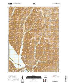 Tuttle Creek Dam 2018 topographic map thumbnail