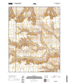 Twin Butte 2018 topographic map thumbnail
