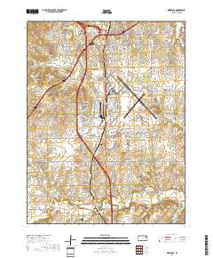 Wakarusa 2018 topographic map thumbnail
