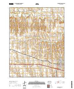 WaKeeney West 2018 topographic map thumbnail