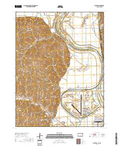 Wathena 2018 topographic map thumbnail