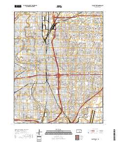 Wichita East 2018 topographic map thumbnail