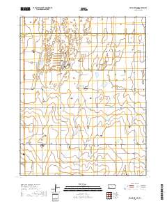 Wild Horse Lake 2018 topographic map thumbnail