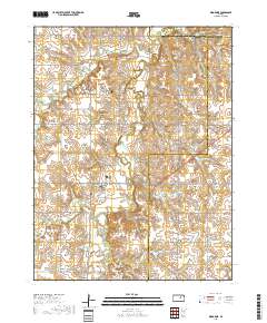 Woodbine 2018 topographic map thumbnail